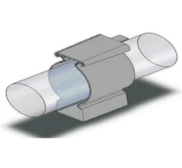 Abraçadeira D com Cunha